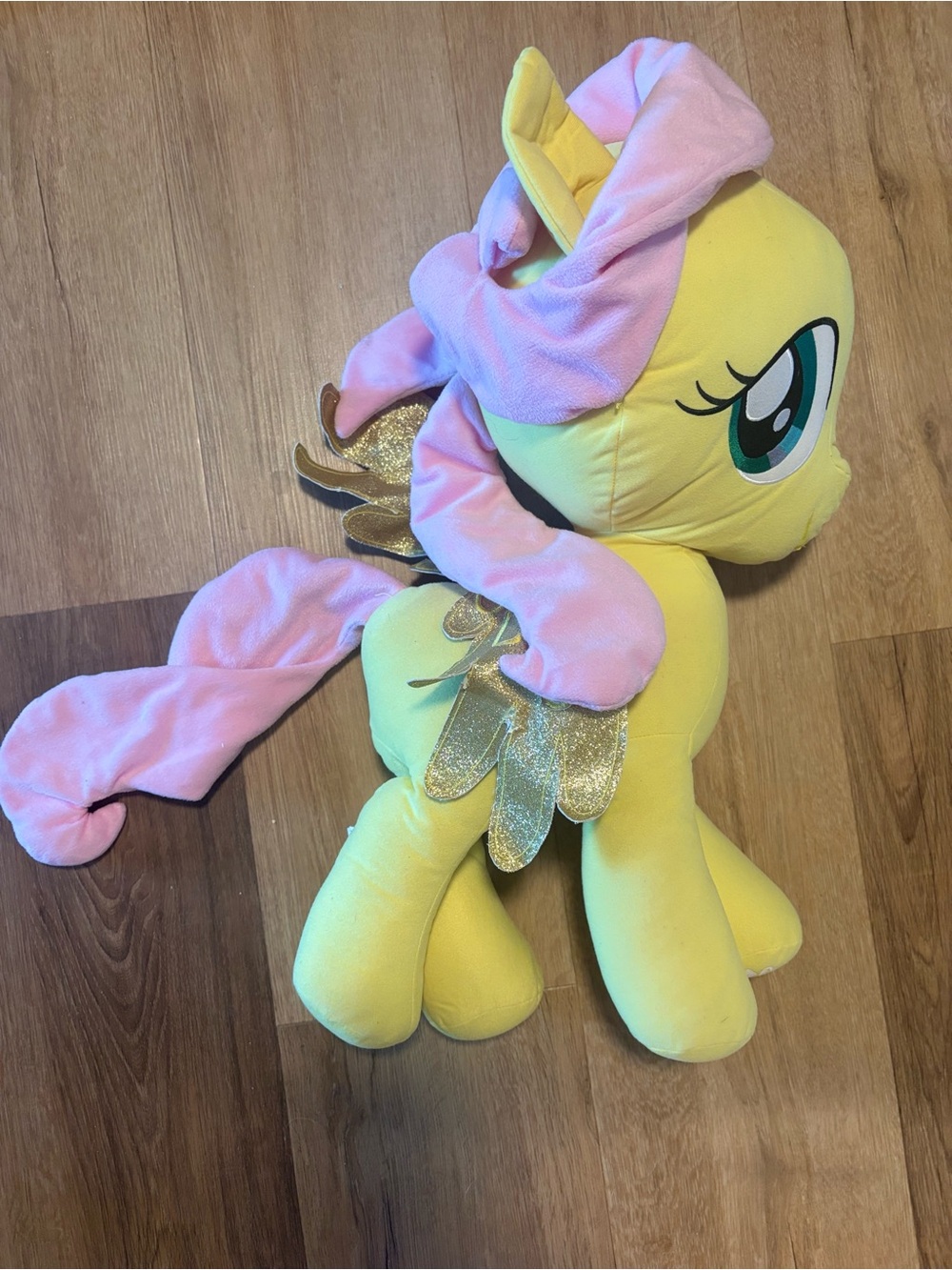 24”Super Rare Hasbro My Little Pony Fluttershy 2015 Plush with Glitter Wings 24”